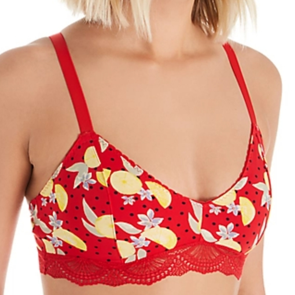Intimately Free People Cherry Combo Mari Bralette